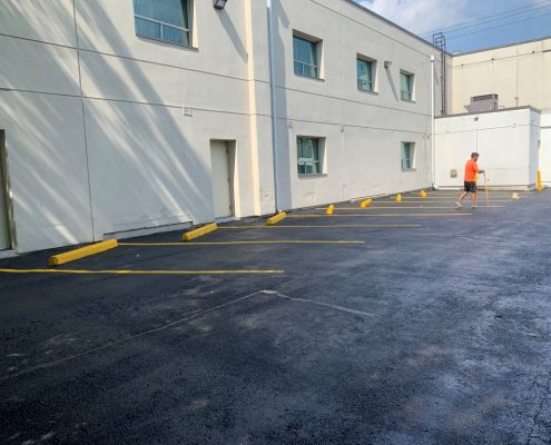 Markham line painting project