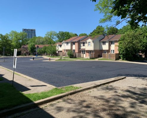 north york parking lot sealing