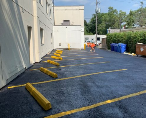 project line painting