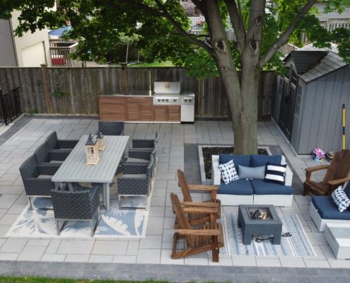 backyard interlocking patio east york