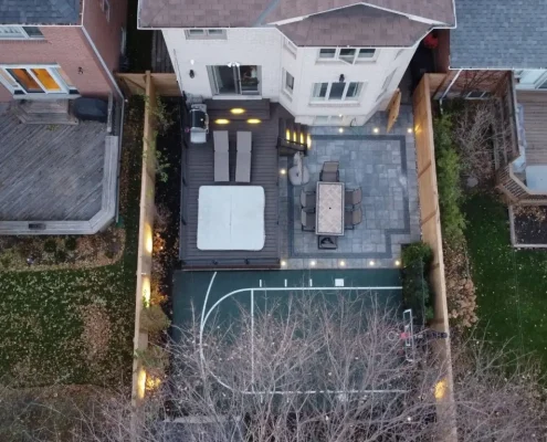 new backyard landscaping project north york