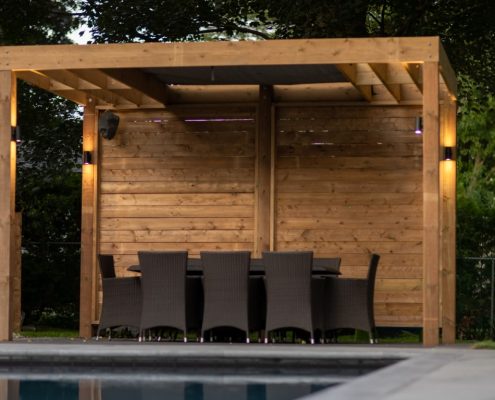 Backyard landscaping Markham project