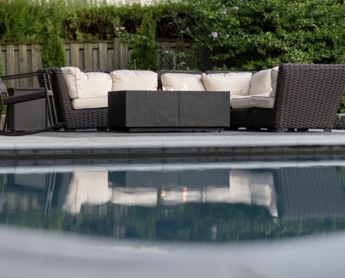 Backyard landscaping Markham project