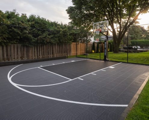 Backyard landscaping Markham project