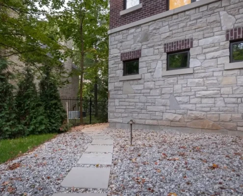 Residential landscaping project in Burlington