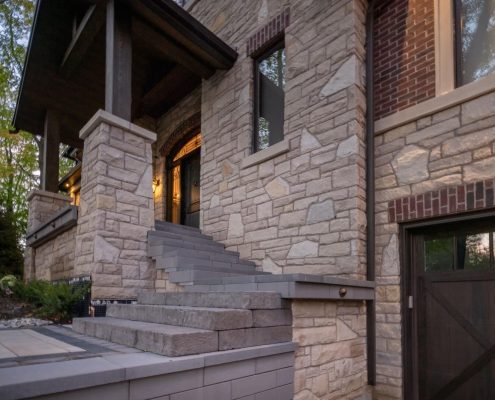 Residential landscaping project in Burlington