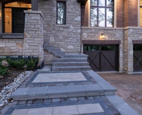 Residential landscaping project in Burlington