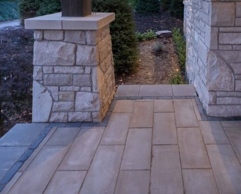Residential landscaping project in Burlington