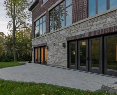 Residential landscaping project in Burlington