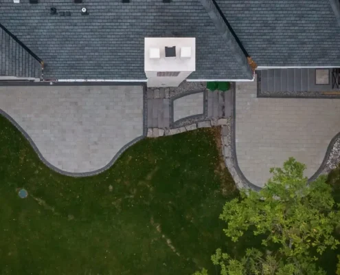Residential landscaping project in Burlington