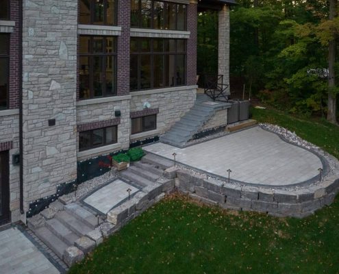 Residential landscaping project in Burlington