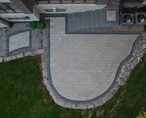 Residential landscaping project in Burlington