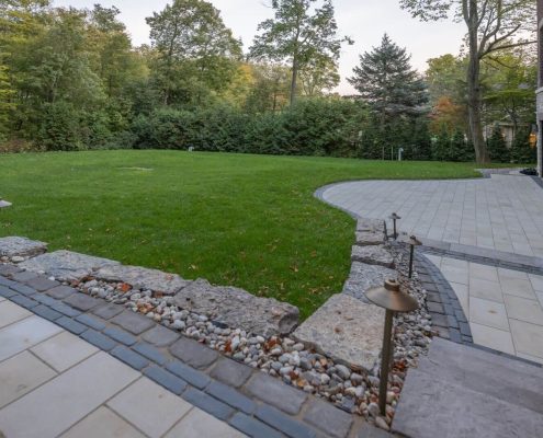 Residential landscaping project in Burlington