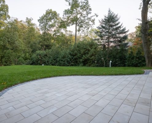 Residential landscaping project in Burlington