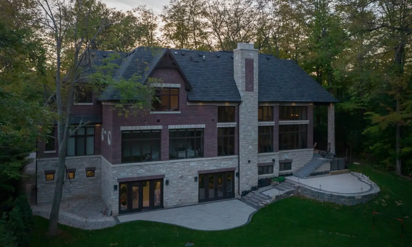 Residential landscaping project in Burlington