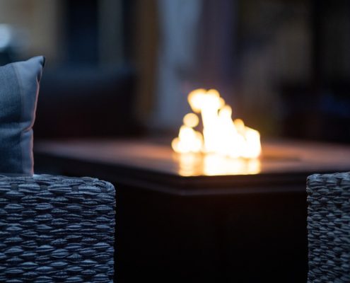 backyard landscaping project in Thornhill