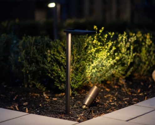 backyard landscaping project in Thornhill