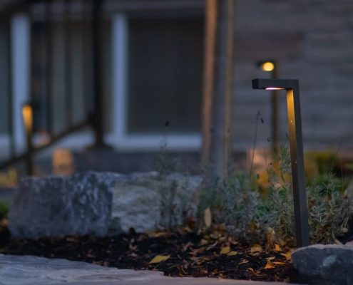 front yard landscaping scarborough landscape lights
