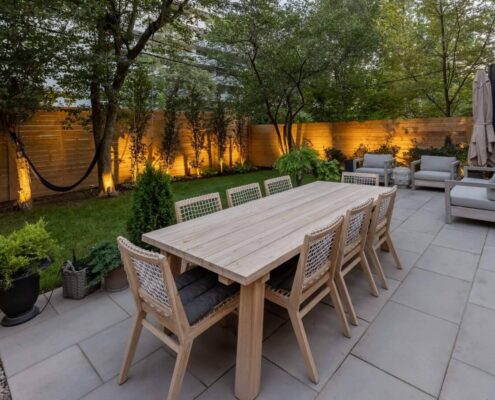 backyard toronto interlocking home