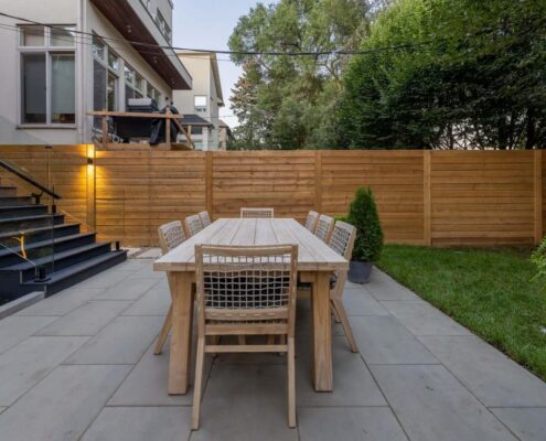interlocking backyard toronto home