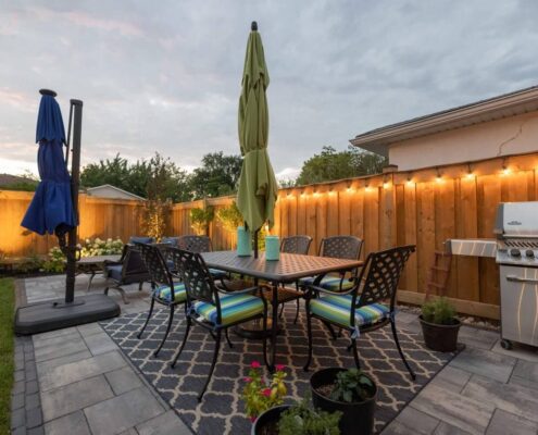 interlocking mississauga backyard