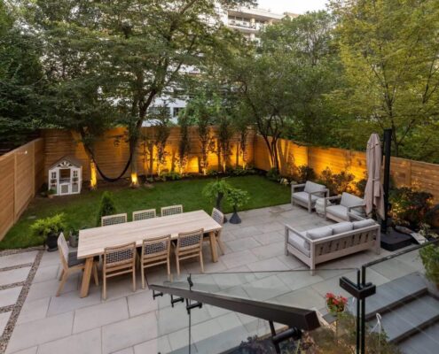 toronto backyard interlocking home