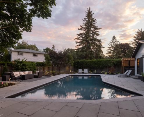 Pool Landscaping Interlocking