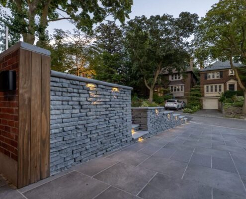 retaining wall interlocking north york
