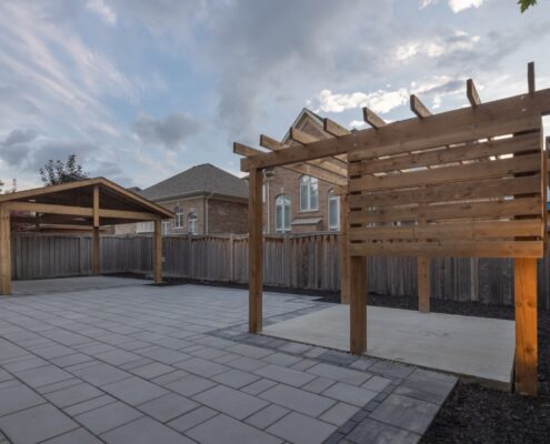 backyard pergola nobleton