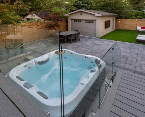 Georgetown Backyard Hottub