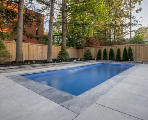 Pool Backyard Interlocking
