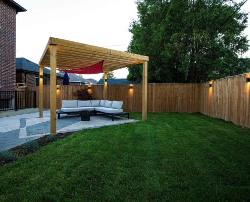backyard driveway markham interlocking
