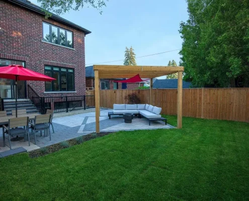 backyard interlocking driveway markam