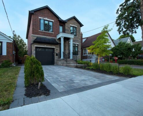 backyard markham interlocking oasis