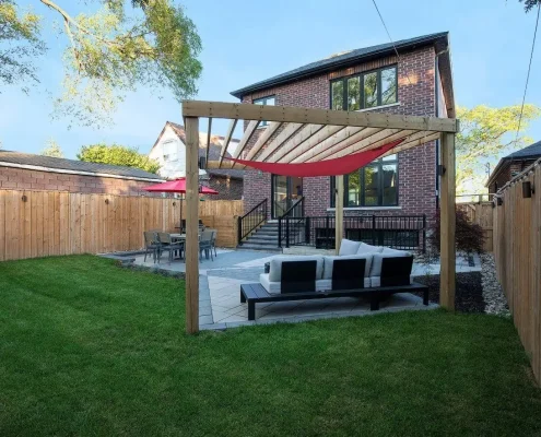 backyard oasis markham driveway