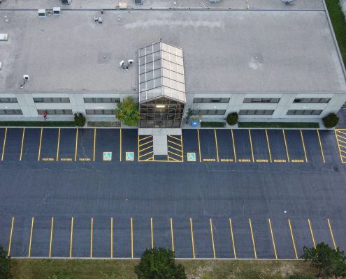 road markings for office in vaughan
