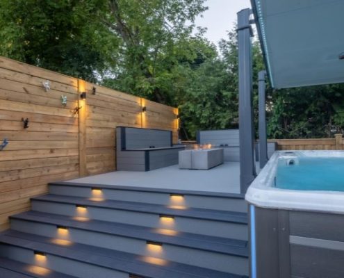 Gorgeous Serenity Backyard Interlocking Landscaping Riverdale