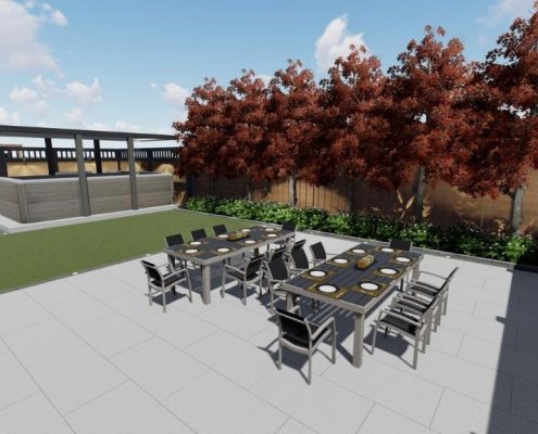 backyard interlocking design