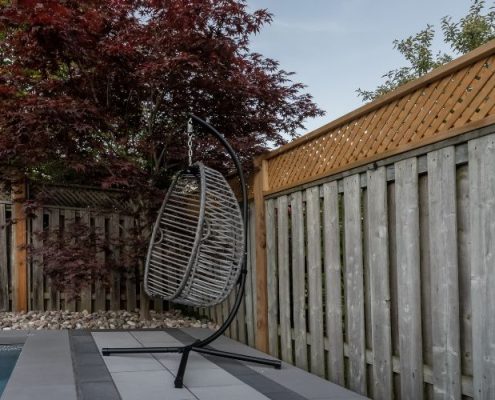 backyard interlocking stone pool