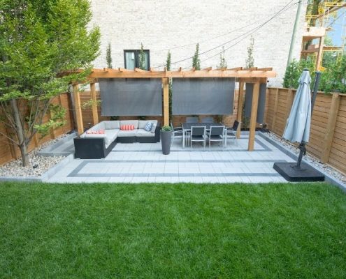 backyard old toronto interlocking