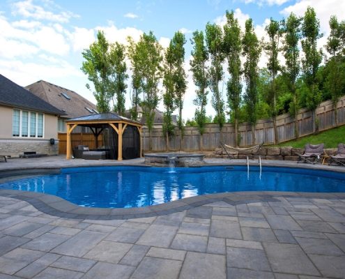 big Interlocking upper beaches backyard