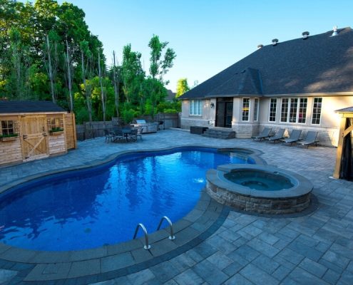 big backyard upper beaches Pool