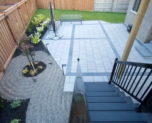 custom patio backyard