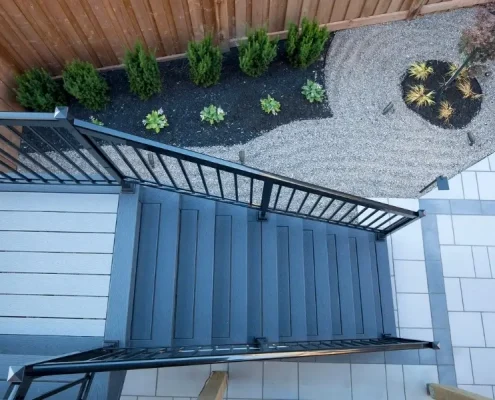 interlocking custom backyard