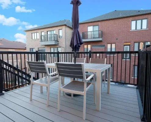 lorne park Custom patio backyard interlocking