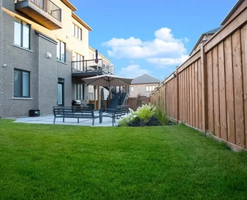 patio backyard custom interlocking lorne park