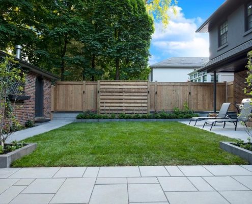 backyard renovation landscaping moss park custom