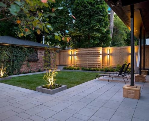 renovation landscaping backyard moss park