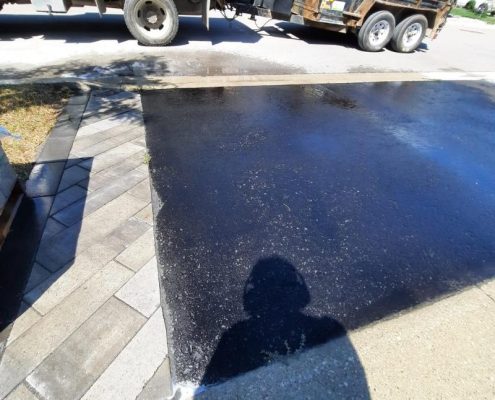 sleek interlocking driveway seal ahs