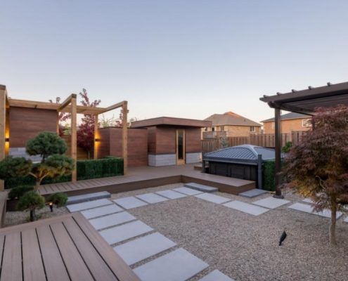 zen luxurious backyard lawerence park